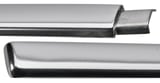 Trim moulding, Glas Triangular window rear right chrome