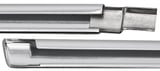 Trim moulding, Glas Triangular window rear left chrome