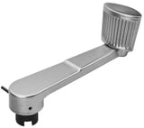 Door handle inner fits left and right silver painted