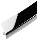 Trim moulding, Bumper rear right chromed