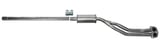 Downpipe double tube splitted part