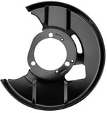 Splash panel, Brake disc left Front axle