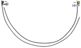 Cable Sunroof Kit for both sides  (1109148) - Volvo 200