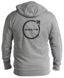 Jacke Hoodie hellgrau VOLVO L