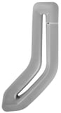 Abdeckung, Gurt rechts B-Säule quartz 39854722 (1109449) - Volvo S40 (2004-), V50
