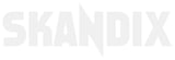 Sticker SKANDIX Logo white  (1109890) - universal 