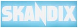 Sticker SKANDIX Logo white