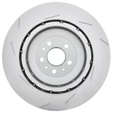 Brake disc Front axle slotted/internally vented