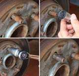 Threading die M12x1,25 M12x1,5 M14x1,5 for Wheel bolts Kit