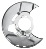 Splash panel, Brake disc left Front axle
