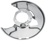 Splash panel, Brake disc left Front axle