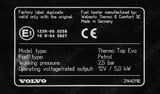 Information sign Additional heating 31440116 (1112890) - Volvo S90 (2017-), V90 (2017-), XC90 (2016-)
