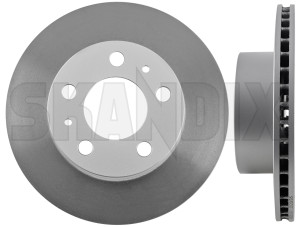 Brake disc Front axle internally vented 31262089 (1000936) - Volvo 200 - brake disc front axle internally vented brake rotor brakerotors rotors Own-label 2 additional axle front info info  internally note pieces please vented