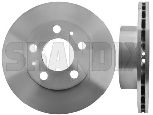 Brake disc Front axle vented System ATE 270738 (1000997) - Volvo 200 - brake disc front axle vented system ate brake rotor brakerotors rotors Own-label 2 additional ate axle front info info  note pieces please system vented