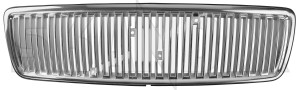 Radiator grill without Rod without Emblem chrome 9127580 (1001065) - Volvo C70 (-2005), S70, V70 (-2000) - grille radiator grill without rod without emblem chrome Own-label chrome emblem rod without