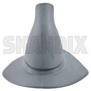 Gear lever gaiter grey Rubber 659493 (1001088) - Volvo 120, 130, 220, PV - gear lever gaiter grey rubber selector gaiter shift stick collar shifter boot Own-label grey rubber