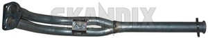 Downpipe double tube 31372169 (1001361) - Volvo 700, 900 - downpipe double tube exhaust pipe header pipe Own-label catalytic converter double for tube vehicles without