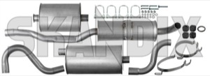 Exhaust system from Downpipe 31405112 (1001365) - Volvo 700 - exhaust system from downpipe Own-label addon add on axle catalytic converter downpipe for from material rigid steel vehicles with without