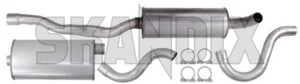 Exhaust system from Downpipe 272256 (1001387) - Volvo 700, 900 - exhaust system from downpipe Genuine axle bracket catalytic clamps converter downpipe for from holding mounts mounts  pipe rigid rubber silencer steel vehicles with without