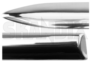 Trim moulding, Fender front right 671988 (1001479) - Volvo P1800, P1800ES - 1800e molding moulding p1800e trim moulding fender front right wing Genuine front right