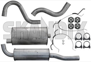 Exhaust system, Stainless steel from Catalytic converter 31405111 (1001642) - Volvo 700, 900 - exhaust system stainless steel from catalytic converter ferrita Ferrita abe  abe  6 addon add on axle catalytic certification converter for from general guarantee material rigid round single single  stainless steel vehicles with without years
