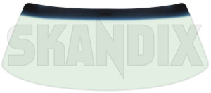 Windscreen green 1247926 (1001893) - Volvo 140, 164, 200 - front screen front window frontscreen frontwindow windscreen green windshield Own-label blue filter green strip sun sunfilter tinted visor with