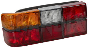 Combination taillight left red-orange-white 1372447 (1002360) - Volvo 200 - backlight combination taillight left red orange white combination taillight left redorangewhite taillamp taillight Own-label black bulb holder included left redorangewhite red orange white seal with