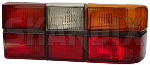 Combination taillight right red-orange-white 1372448 (1002361) - Volvo 200 - backlight combination taillight right red orange white combination taillight right redorangewhite taillamp taillight Own-label black bulb holder included redorangewhite red orange white right seal with