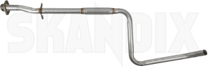 Front silencer  (1002555) - Volvo 400 - front silencer Own-label clamp pipe without