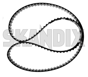 Timing belt 23 mm 9180954 (1002592) - Volvo 850, 900, C70 (-2005), S40, V40 (-2004), S70, V70 (-2000), V70 XC (-2000) - timing belt 23 mm hutchinson Hutchinson 23 23mm automatic for guide mm pulley vehicles with
