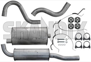 Exhaust system, Stainless steel from Catalytic converter 31392962 (1002604) - Volvo 700, 900 - exhaust system stainless steel from catalytic converter ferrita Ferrita abe  abe  6 addon add on axle catalytic certification converter for from general guarantee material rigid round single single  stainless steel vehicles with without years