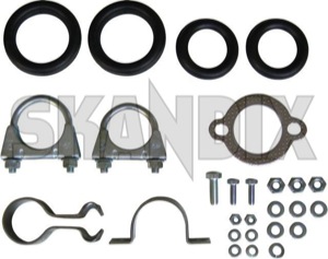 Mounting kit, Exhaust system  (1002608) - Volvo 120, 130, 220 - mounting kit exhaust system Own-label single tube