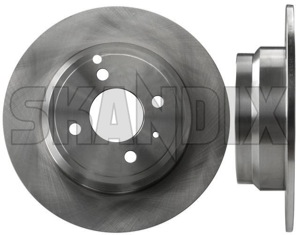 Brake disc Rear axle non vented 31262090 (1002681) - Volvo 850 - brake disc rear axle non vented brake rotor brakerotors rotors Own-label   hole  hole 2 4 4  4hole 4 hole additional and axle fits info info  left non note pieces please rear right solid vented