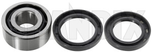 Wheel bearing Front axle fits left and right 8815128 (1002803) - Saab 95, 96, 96, Sonett II, Sonett III, Sonett V4 - wheel bearing front axle fits left and right skandix SKANDIX and axle fits front left oilseal right with