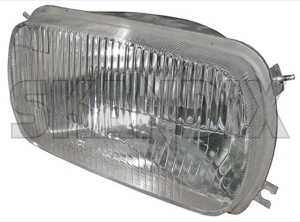 Headlight R2 (Bilux) 7343528 (1002885) - Saab 95, 96 - headlight r2 bilux headlight r2 bilux  Genuine bilux  bilux  for new nos nos  old r2 righthand right hand stock traffic
