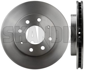 Brake disc Front axle internally vented 30872926 (1002934) - Volvo S40, V40 (-2004) - brake disc front axle internally vented brake rotor brakerotors rotors zimmermann Zimmermann 2 256 256mm additional axle front info info  internally mm note pieces please vented