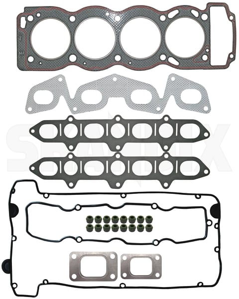 Gasket set, Cylinder head 9321605 (1002994) - Saab 9000 - Keywords: cylinderhead gasket set cylinder head packning seal Own-label