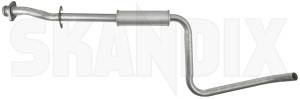 Front silencer  (1003049) - Volvo 400 - front silencer Own-label clamp pipe without