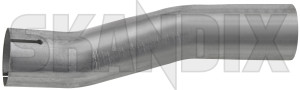 Exhaust pipe single, round 3472687 (1003050) - Volvo 400 - exhaust pipe single round Own-label bent round single single 