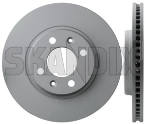 Brake disc Front axle 4002143 (1003168) - Saab 9000 - brake disc front axle brake rotor brakerotors rotors zimmermann Zimmermann 2 additional and axle fits front info info  left note pieces please right
