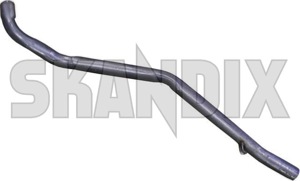 Exhaust pipe single, round 9303322 (1003291) - Saab 900 (-1993), 99 - exhaust pipe single round Own-label bent round single single 