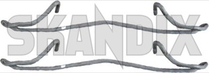 SKANDIX Shop Saab Ersatzteile: Montagesatz, Bremsbelag Hinterachse massiv  mit Drahtspange 32021790 (1003417)