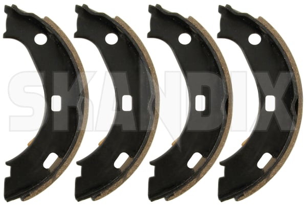 Brake shoe set, Park brake 8817165 (1003453) - Saab 99 - ОЕ-Numbers: 787159, 8100240, 88171167, 8817167, 8908279, 8910556 - Keywords: brake shoe set park brake hand brake handbrake Own-label 