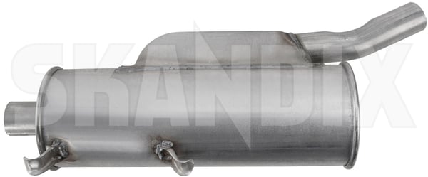 Endschalldämpfer 8838005 (1003520) - Saab 93, 95, 96 - Keywords: 93 95 96 auspufftopf endschalldaempfer endtopf nachschalldaempfer resonator schalldaempfer Hausmarke einzeln einzeln ohne rohrschelle rund