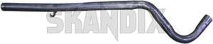 Exhaust pipe single, round 9396375 (1003524) - Saab 99 - exhaust pipe single round Own-label bent round single single 