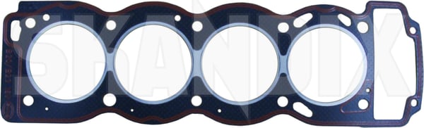 Gasket, Cylinder head 9181348 (1003529) - Saab 900 (-1993), 9000 - ОЕ-Numbers: 7484405, 7516529, 7561301, 7585045, 9169079 - Keywords: cylinderhead gasket cylinder head packning seal elring Elring      crankcase cylinderhead form gasket