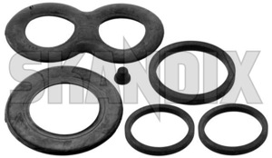 Repair kit, Boot Brake caliper Front axle for one Brake caliper 276489 (1003683) - Volvo 120, 130, 220, P1800 - 1800e p1800e repair kit boot brake caliper front axle for one brake caliper Own-label 1  1circuit 1 circuit axle bleeder brake caliper caps caps caps  dust for front one piston screw seals with