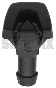 Nozzle, Windscreen washer fits left and right for Windscreen 9127605 (1003805) - Volvo 850, C70 (-2005), S70, V70 (-2000), V70 XC (-2000) - nozzle windscreen washer fits left and right for windscreen squirter jet nozzle window washer nozzle wiper washer nozzle Own-label and cleaning fits for left right window windscreen