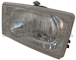 Headlight right H4 1258203 (1003831) - Volvo 200 - headlight right h4 Genuine for h4 rectangular right righthand right hand traffic