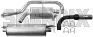 Sports silencer set from Catalytic converter  (1003849) - Volvo 200 - sports silencer set from catalytic converter simons Simons abe  abe  2 2inch 50,8 508 50 8 50,8 508mm 50 8mm catalytic certification converter from general inch mm without